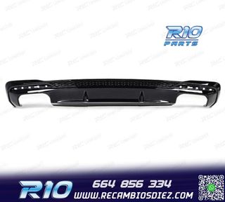 DIFUSOR AUDI A4 B9 S LINE 19-23 LOOK S4 NEGRO BRILLO