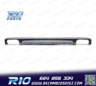 DIFUSOR AUDI A6 S LINE 16-18 LOOK S6