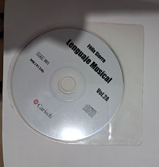 Libro Lenguaje Musical 2-A Félix Sierra. 