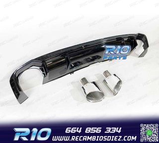 DIFUSOR AUDI A5 SPORTBACK S LINE 17- LOOK RS5 + COLAS ESC