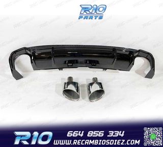 DIFUSOR AUDI A5 SPORTBACK S LINE 17- LOOK RS5 + COLAS ESC