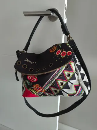 Bolso Desigual Negro Multicolor