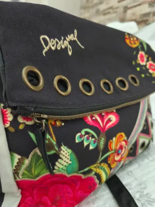 Bolso Desigual Negro Multicolor