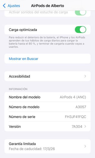 AirPods 4 Cancelación de Ruido