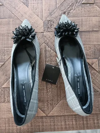 Zapatos Zara tacón 