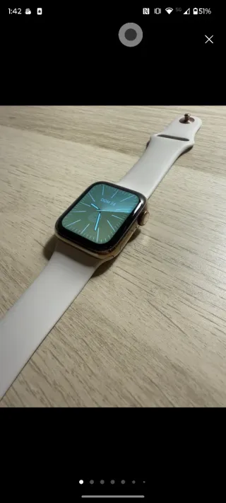 Apple Watch Oro/Plata Caja y Cargador