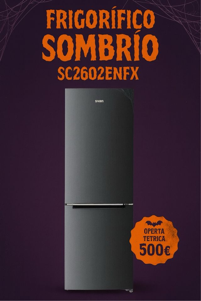 frigorífico Svan inox 2 metros AA no frost