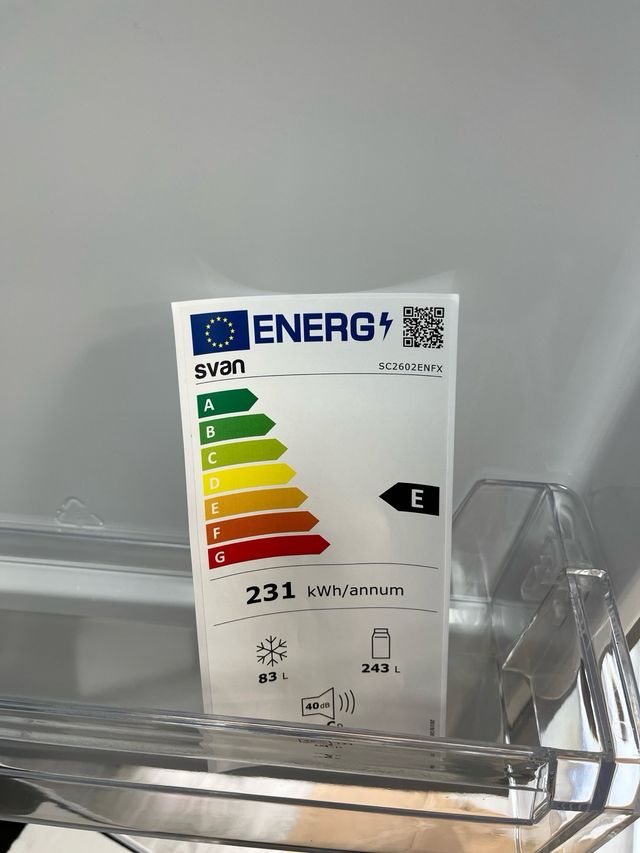 frigorífico Svan inox 2 metros AA no frost
