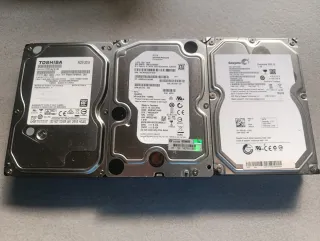 3x 1TB SATA 3.5 Discos Duros