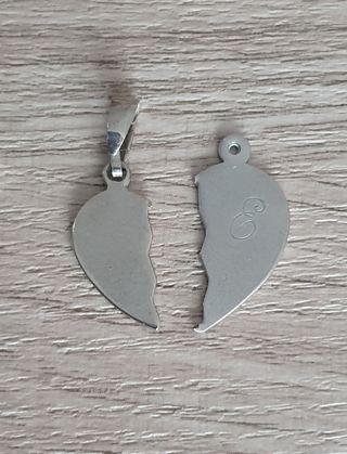 Pendenti Cuore Spezzato Argento 925