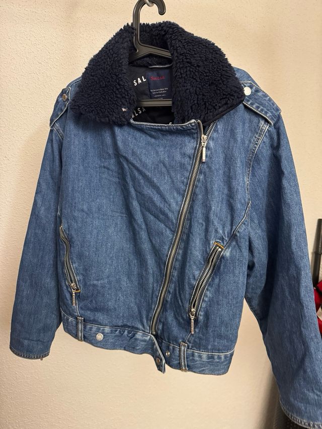 Chaqueta vaquera Salsa con borreguito