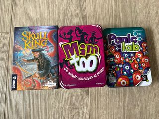 Juegos de mesa: Skull King, Mim Too, Panic Lab