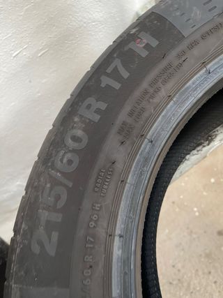 4x Continental ContiEcoContact5 215/60 R17 96H