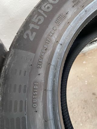 4x Continental ContiEcoContact5 215/60 R17 96H