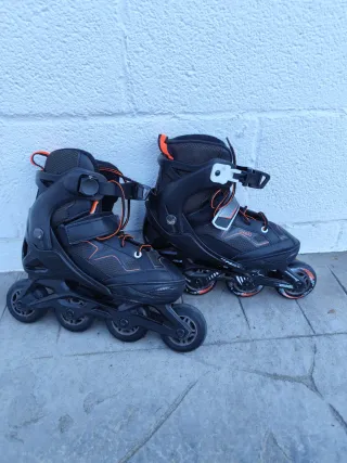 Patines Oxelo Talla 35-38 + Casco y Protecciones 