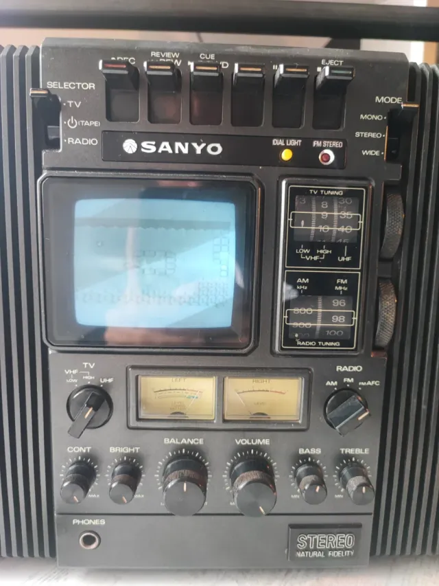 Radiocassetta TV Sanyo