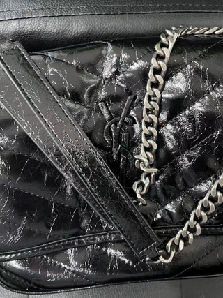 Bolso YSL Saint Laurent Niki Mediano Negro 