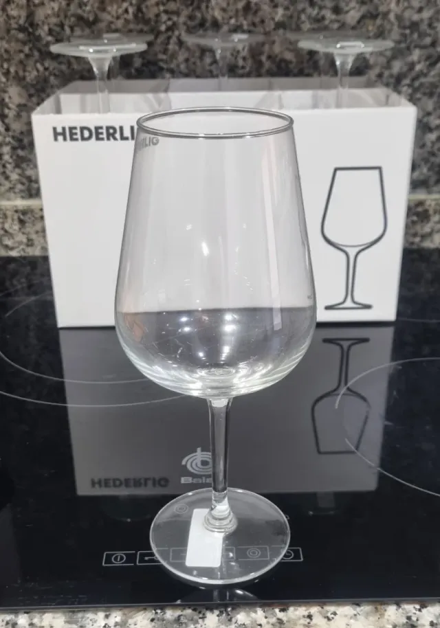 Pack 6 copas vino HEDERLIG IKEA sin estrenar