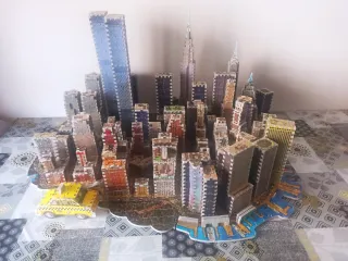 A143 Puzzle 3D MB New York, Nueva York completo