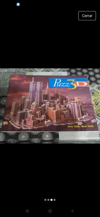 A143 Puzzle 3D MB New York, Nueva York completo