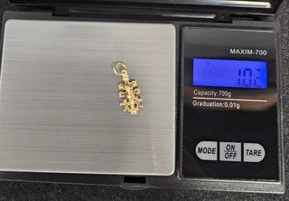 Colgante de Oro 18K, Cruz Caravaca, 1gr, 2cm
