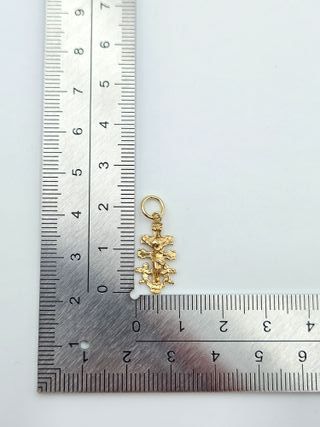 Colgante de Oro 18K, Cruz Caravaca, 1gr, 2cm