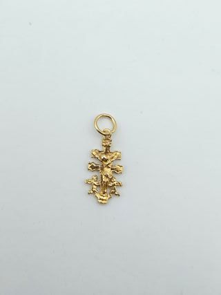 Colgante de Oro 18K, Cruz Caravaca, 1gr, 2cm