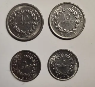 8 Monedas Antiguas Costa Rica