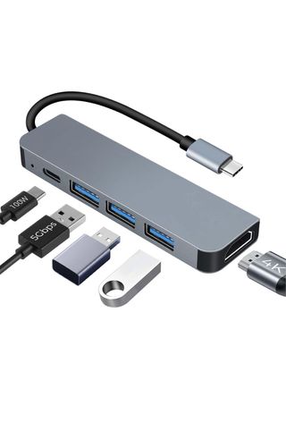 12 x Adaptadores USB-C 5 en 1 Apoyo