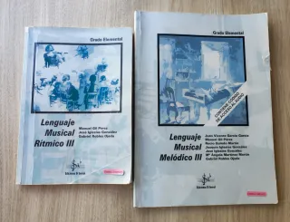 Libros Lenguaje Musical Rítmico y Melódico III