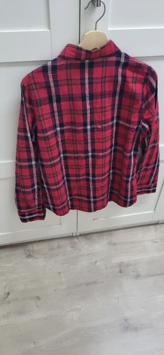 Camisa de cuadros roja para mujer  a estrenar 