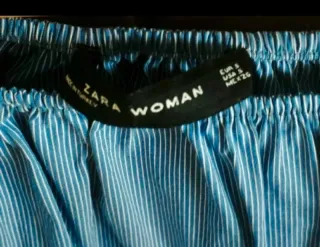 Blusa Zara volantes manga abullonada