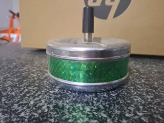 Cenicero antiguo pipa latón