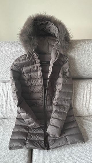 Abrigo plumífero Hetregó marrón