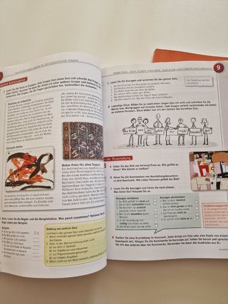 2 libros de alemán Netzwerk b1.1 y B1.2