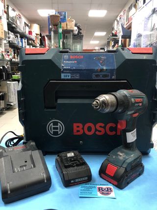 Taladro Bosch GSB 18V-55 + Cargador + Batería
