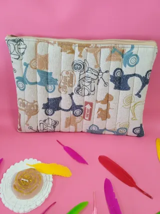 Funda libro/tablet dibujo Motos