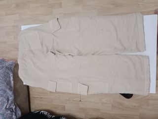 Pantalon Zara Cargo Beige