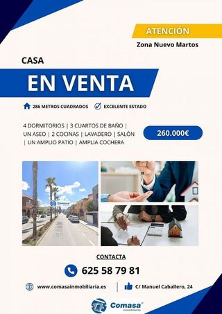 Casa adosada en venta en Martos