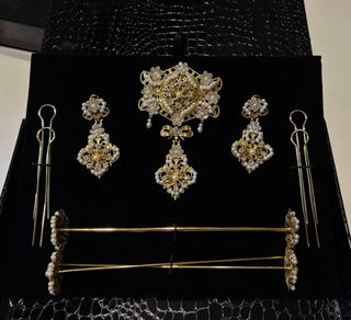 Aderezo Fallera Oro Talla G