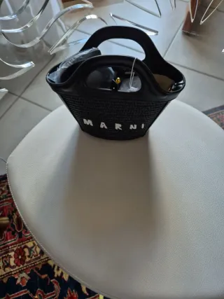 Borsa Marni Nera 24x13x12cm