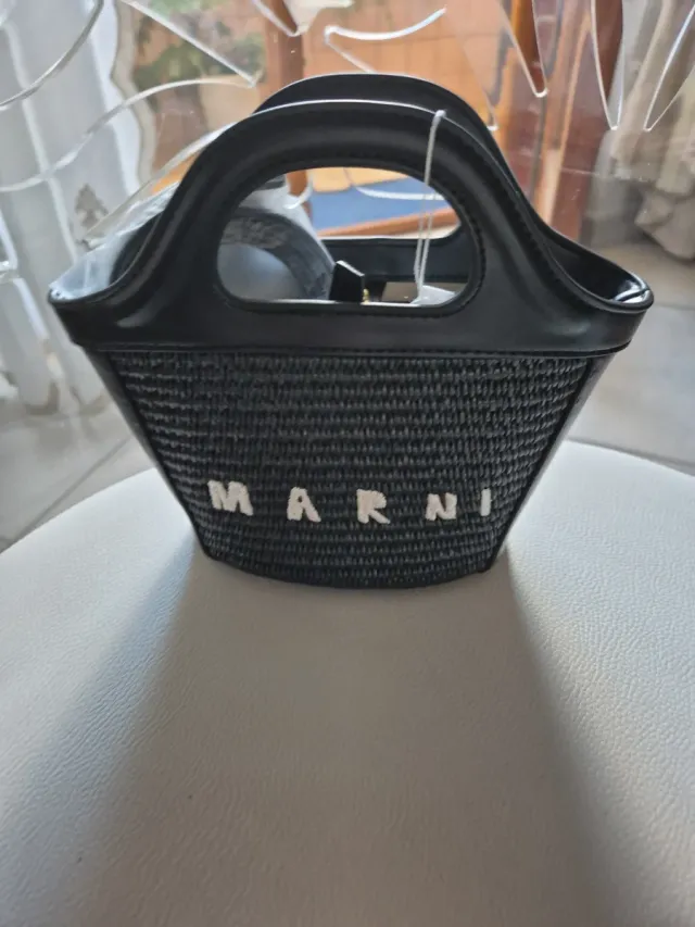 Borsa Marni Nera 24x13x12cm