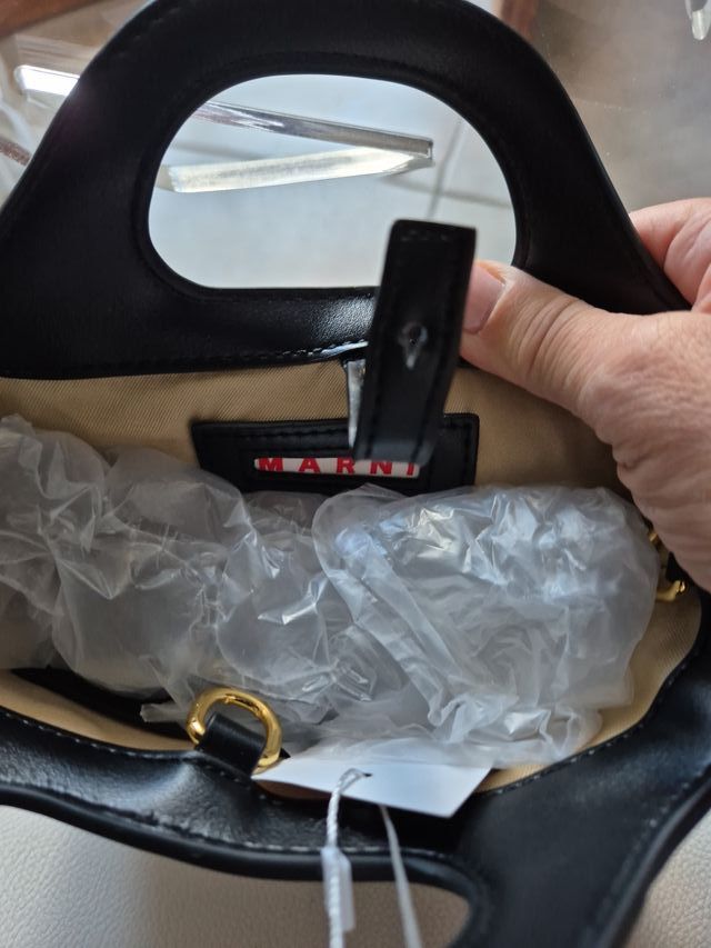 Borsa Marni Nera 24x13x12cm