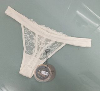 Tanga Luna Platinium Encaje Marfil 