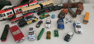 Lote Juguetes Varios Coches Trenes Avión