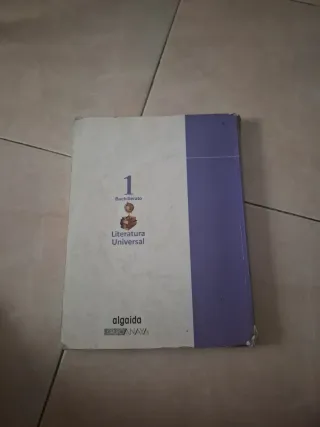Libro de literatura universal 1ero de bachillerato