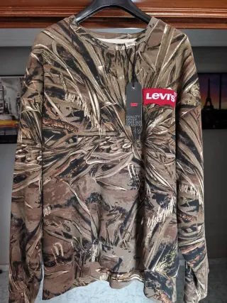 Sudadera Levi's Camuflaje Talla XL oversize