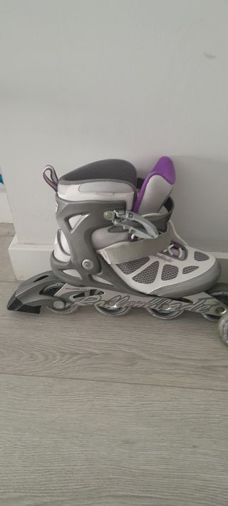 Patines en línea Rollerblade con 2 usos talla 38.5