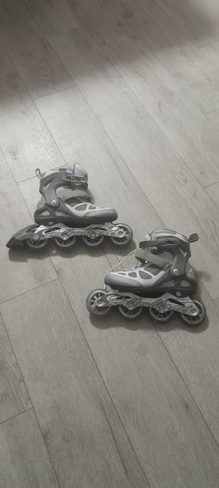 Patines en línea Rollerblade con 2 usos talla 38.5
