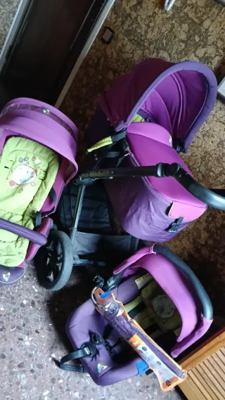 Carrito Jane Muum con silla y capazo
